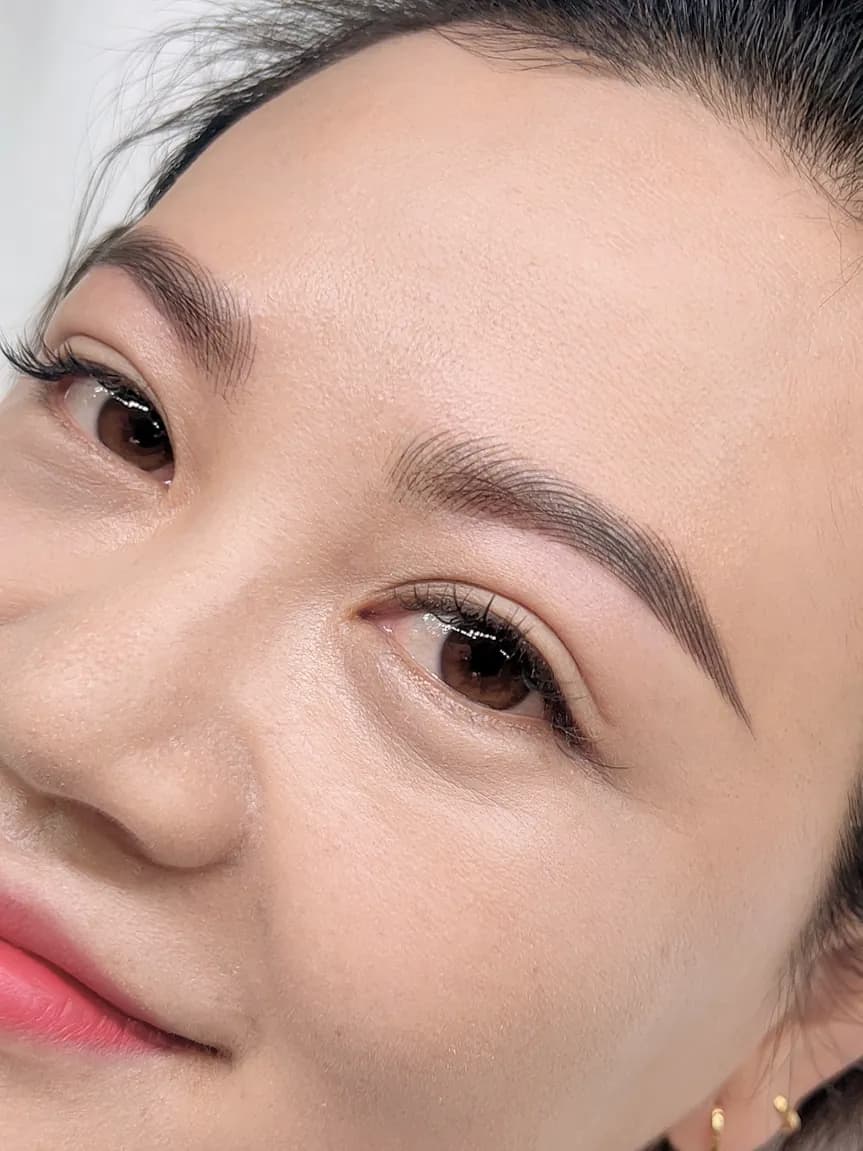 Permanent Makeup brows result