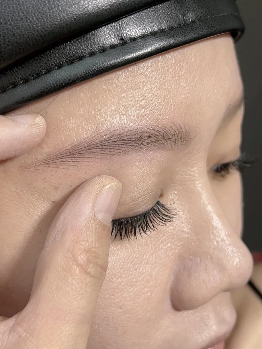 Permanent Makeup Brows close-up