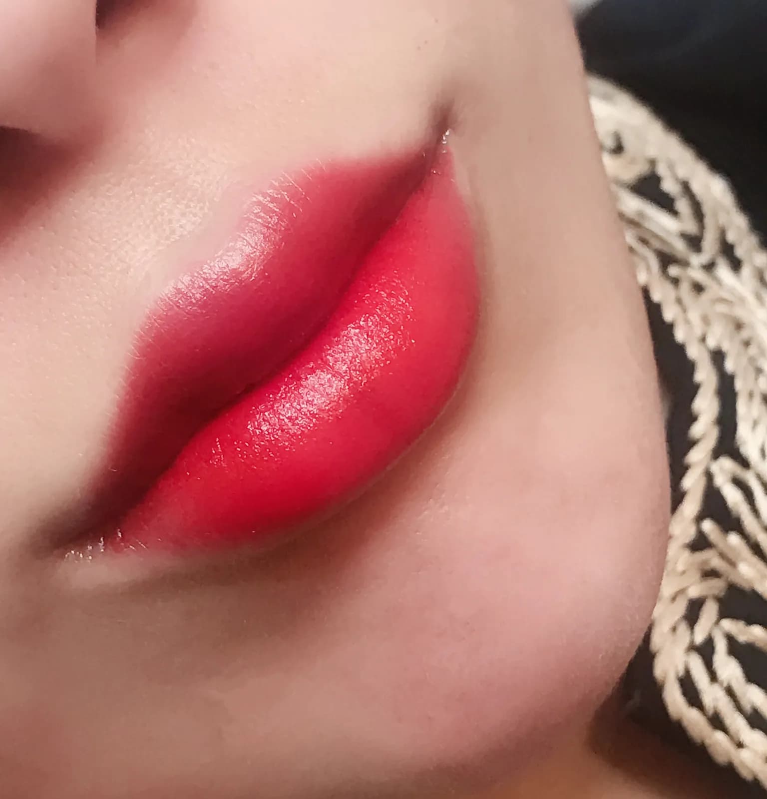 Lip blush result