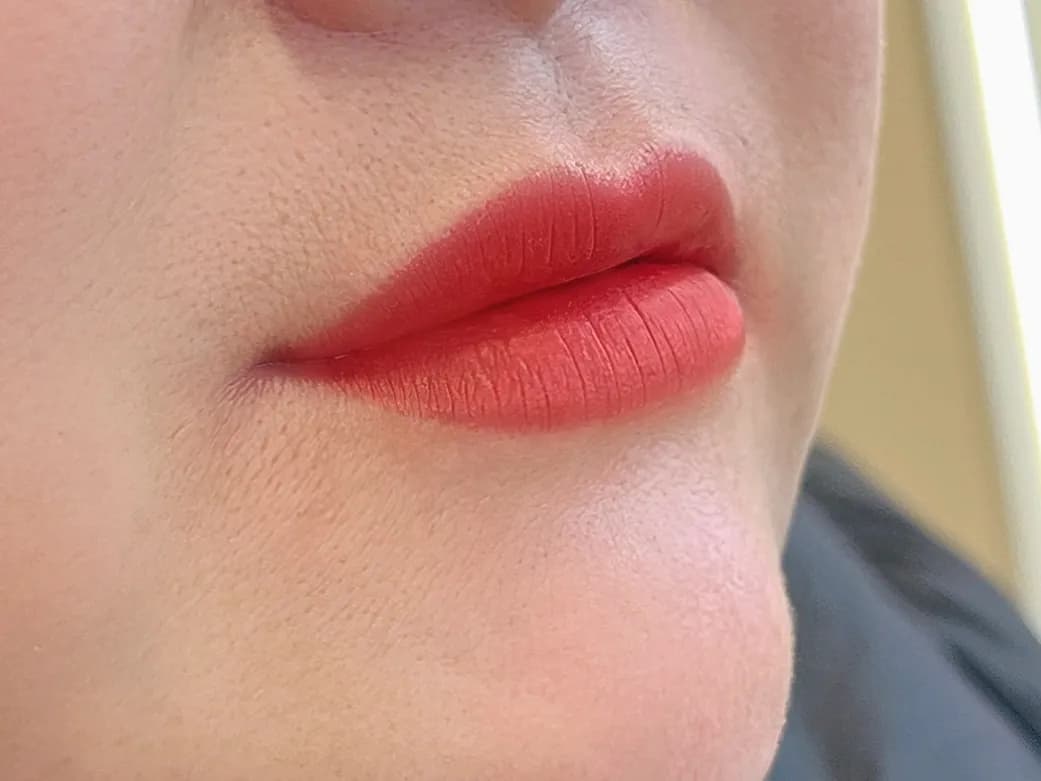 Lip blush result