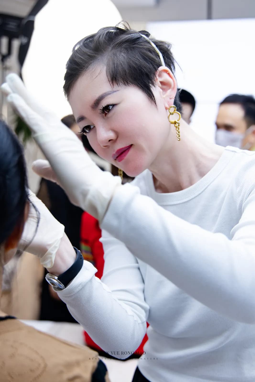 Lina Liu at work