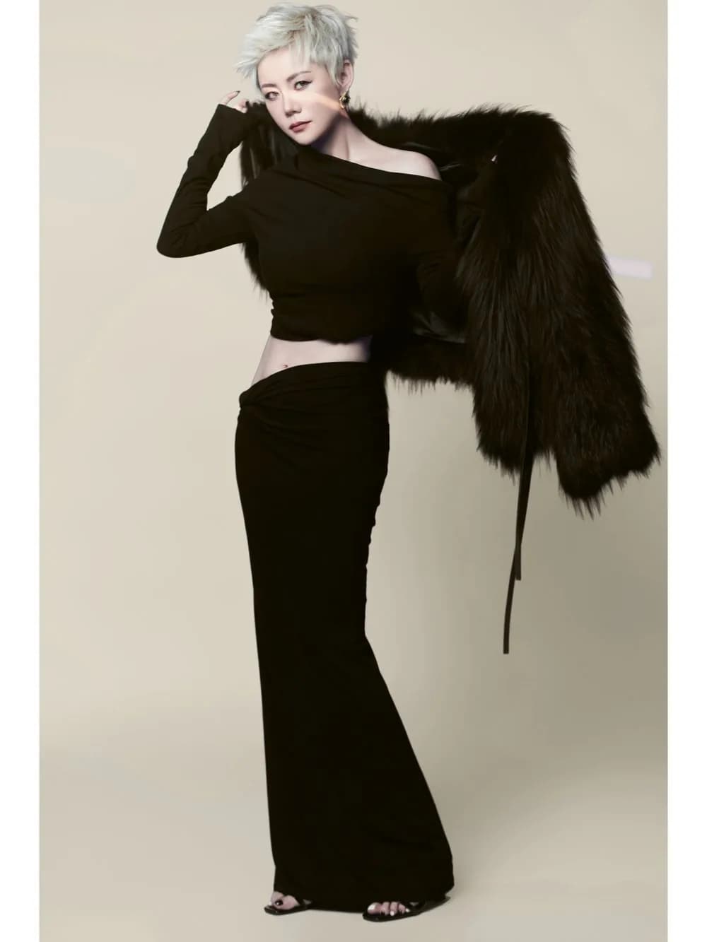 Full-length portrait of Lina Liu, Permanent Makeup artist and founder